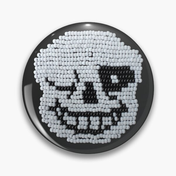 Item preview, Beaded Skeleton Head designed and sold by Rebecca Koepke.