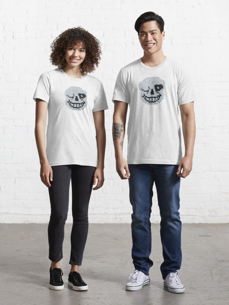 kat gave skotsk Beaded Skeleton Head" T-shirt for Sale by Recklie | Redbubble | sans t- shirts - skeleton t-shirts - undertale t-shirts