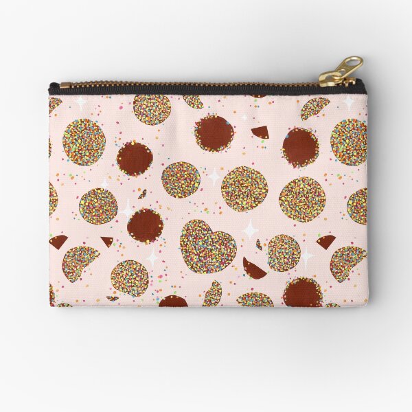 Chocolate Freckles - Orange Zipper Pouch