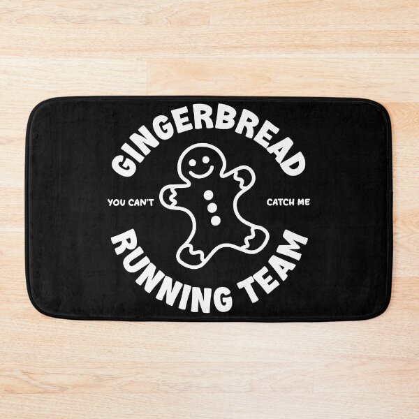 Item preview, Gingerbread Running Team You Cant Catch Me Funny Christmas Quote designed and sold by RRiDesigns.