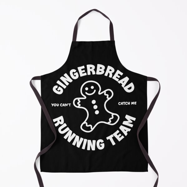 Item preview, Gingerbread Running Team You Cant Catch Me Funny Christmas Quote designed and sold by RRiDesigns.
