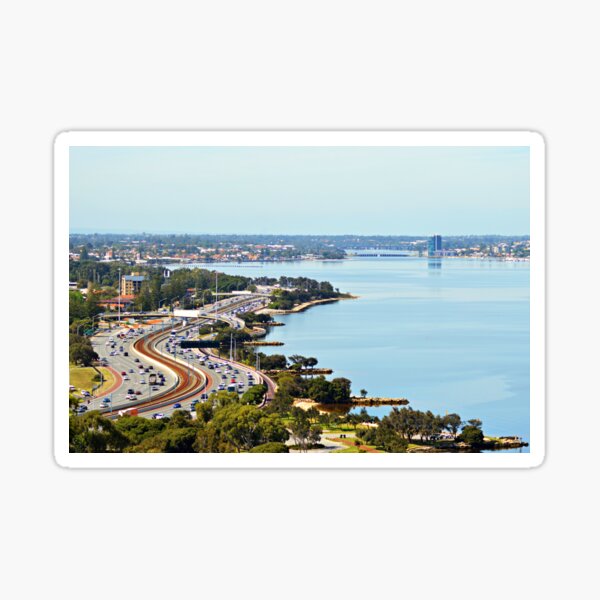 Item preview, Perth freeway - traversing the Swan designed and sold by Kerry LeBoutillier.