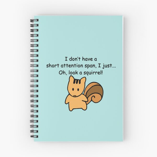 Item preview, Short Attention Span Squirrel Humor designed and sold by ironydesigns.