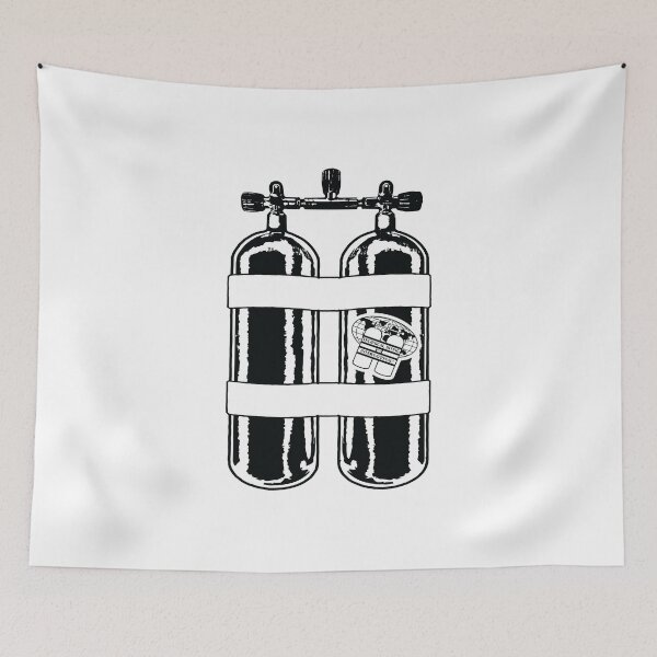 Item preview, Technical Diving International (TDI) - Double Cylinders with TDI Logo designed and sold by Shop-TDI.