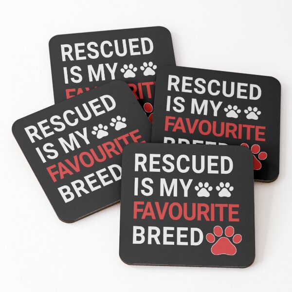 Item preview, Rescued is my favourite breed  designed and sold by fattim3.