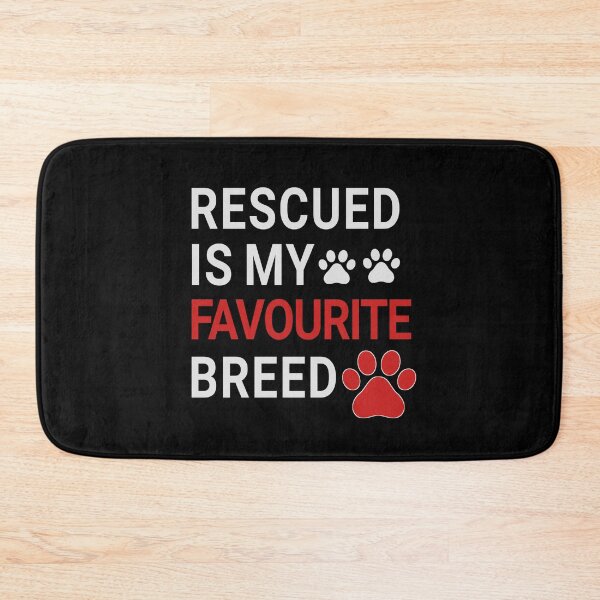 Item preview, Rescued is my favourite breed  designed and sold by fattim3.
