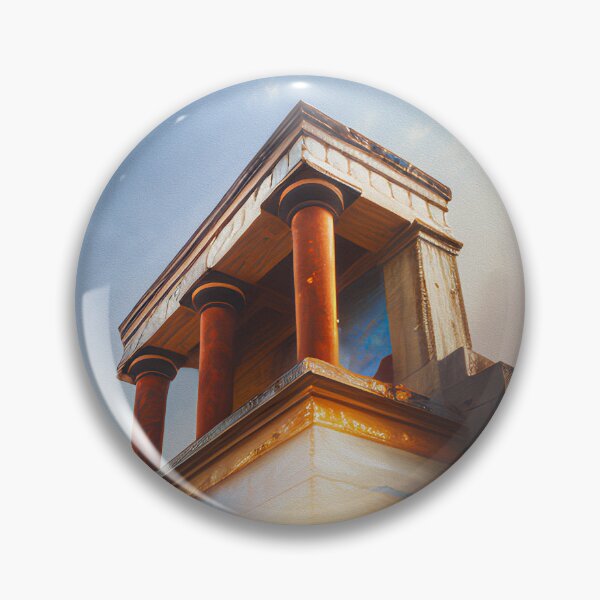 Item preview, "Futuristic Knossos Palace v1" Uncovering the Mystery. An Exploration of Ancient Greek Art and Culture. designed and sold by nicpa-art.
