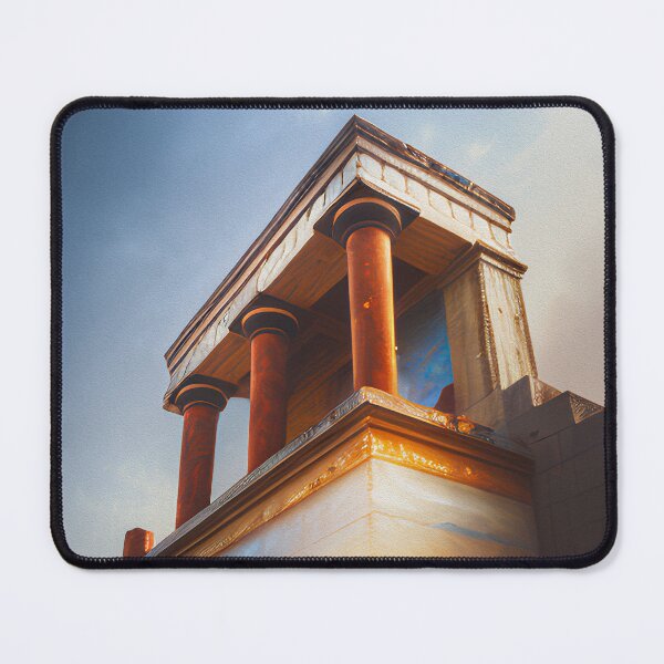 Item preview, "Futuristic Knossos Palace v1" Uncovering the Mystery. An Exploration of Ancient Greek Art and Culture. designed and sold by nicpa-art.