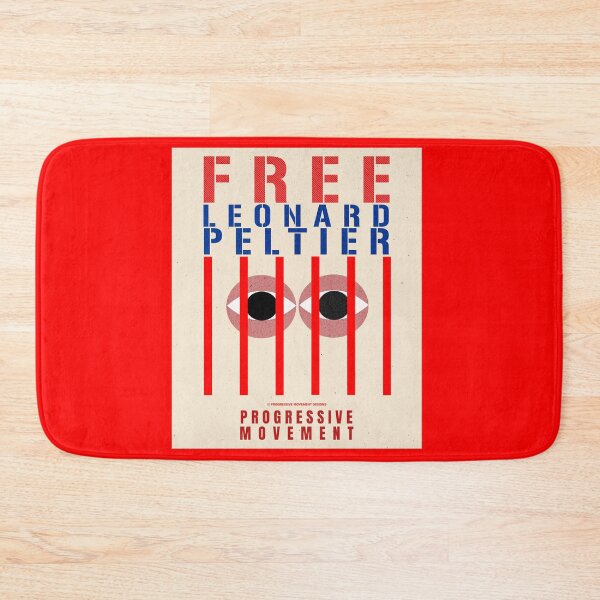 Item preview, PMD00596 Progressive Movement Designs Free Leonard Peltier symbolic poster or protest graphic for progressive Democrats Independents and Bernie Sanders supporters  designed and sold by ProgressiveLeft.