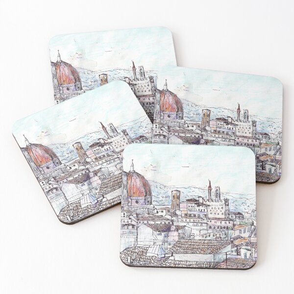 Item preview, Florence At Dusk From Palazzo Magnani Feroni designed and sold by John Douglas.