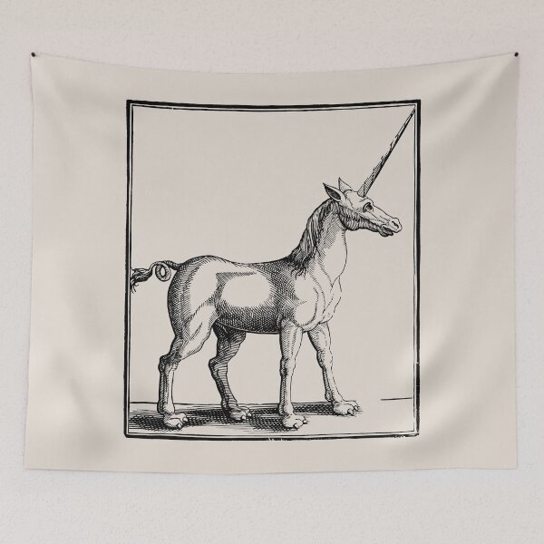 Item preview, Unicorn woodcut  designed and sold by Laraus.
