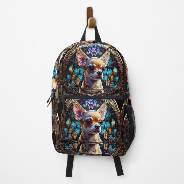 Item preview, Chihuahua puppy in stained glass 004 designed and sold by Viinde.