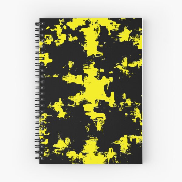 Item preview, Yellow and Black Abstract Splatter designed and sold by BigTexFunkadelic.