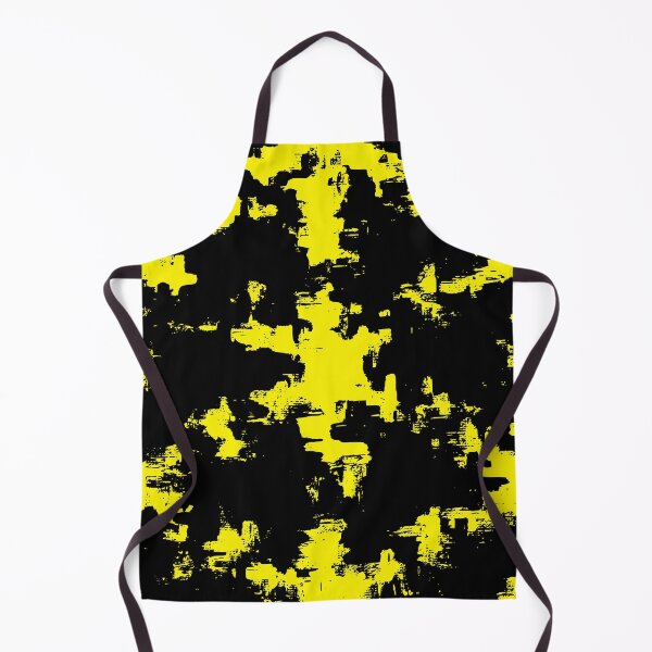 Item preview, Yellow and Black Abstract Splatter designed and sold by BigTexFunkadelic.