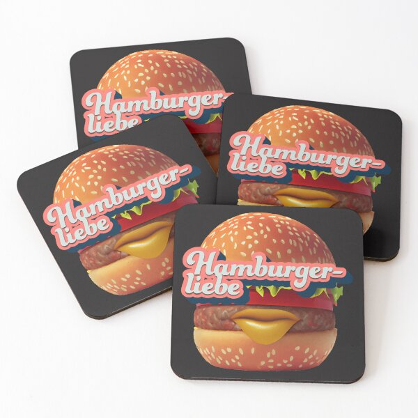 Item preview, hamburger love designed and sold by WackyWorldArt.