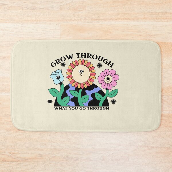 Item preview, Grow through what you go through - Neurodiversity and adhd awareness designed and sold by Paperfly Studio.