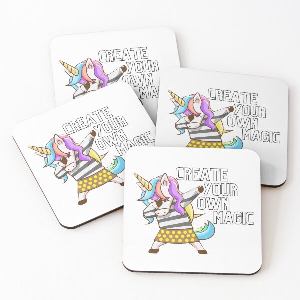 Item preview, Create Your Own Magic, Zebra Dab Unicorn designed and sold by juliaplusgents.