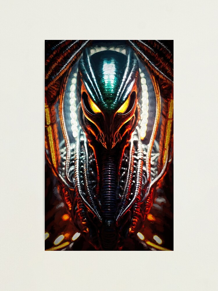 Thumbnail 2 of 3, Photographic Print, Wired up alien by Brian Vegas designed and sold by Brian Vegas.