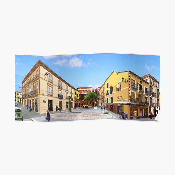 La plaza de San Pedro Alcántara Póster