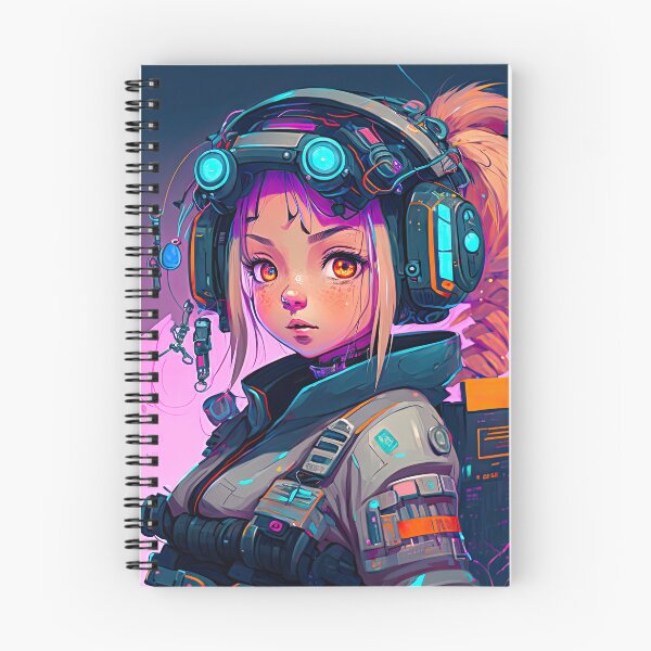 Item preview, Cyberpunk Aesthetic Girl Sci-Fi Neon Female Character Vaporwave Japanese Art designed and sold by ultra-cool.