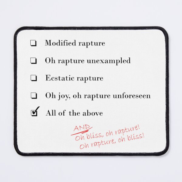 Item preview, Oh bliss oh rapture! and more - Gilbert and Sullivan designed and sold by Lifes-a-boon.