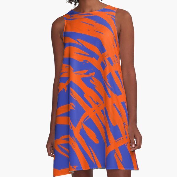 Item preview, Blue and Orange Rave Abstract designed and sold by BigTexFunkadelic.