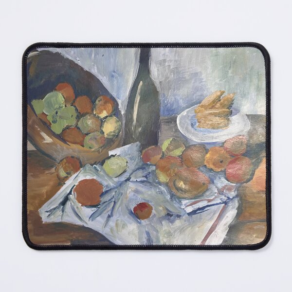 Item preview, Fruit Bowl, Glass, and Apples by Paul Cezanne (recreated as a master study) designed and sold by kierandarkarts.
