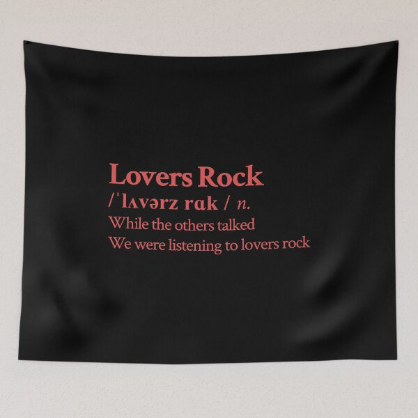 Item preview, TV Girl Band Aesthetic Lovers Rock Quote Lyrics Black designed and sold by StickTheSong.
