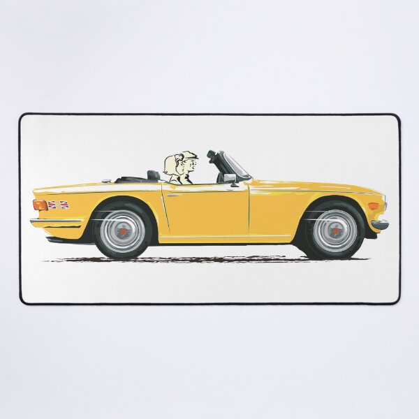 Item preview, Saffron Yellow color TR6 – thea Classic British Sports Car designed and sold by Bigs66.