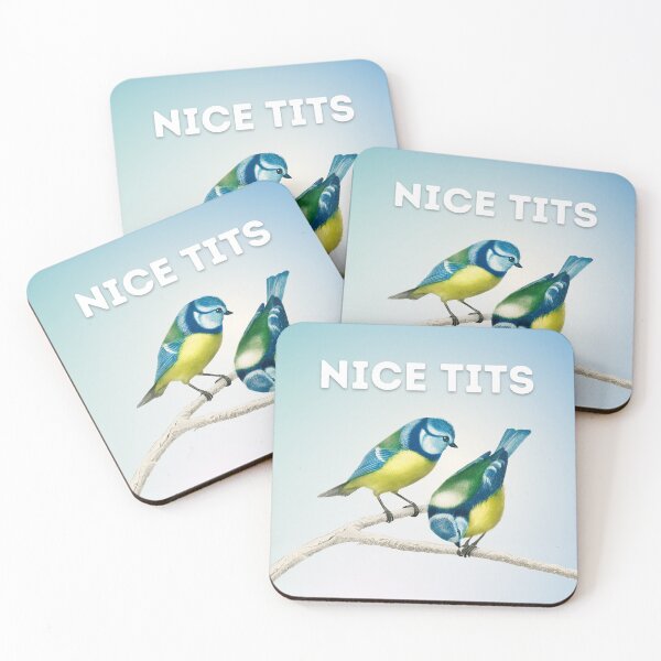 Item preview, Nice Tits Bird Pun designed and sold by KinkShoppe.