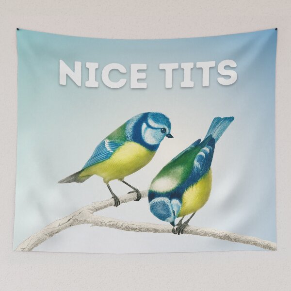 Item preview, Nice Tits Bird Pun designed and sold by KinkShoppe.