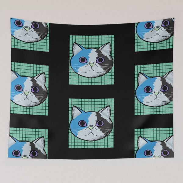 Item preview, lindo, corto, nariz, gato, vendimia, grunge, ilustrado designed and sold by Cayden Colias.