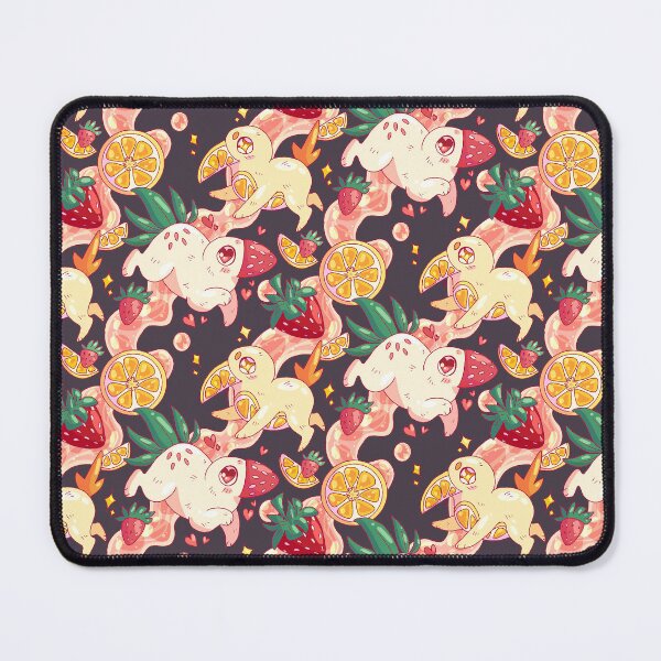 Item preview, Strawberry Lemonade Critters - Repeating Pattern designed and sold by Dragonspiralart.