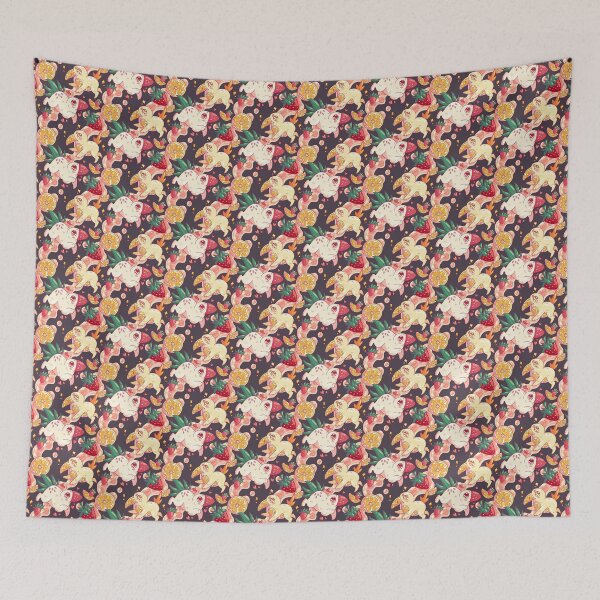 Item preview, Strawberry Lemonade Critters - Repeating Pattern designed and sold by Dragonspiralart.