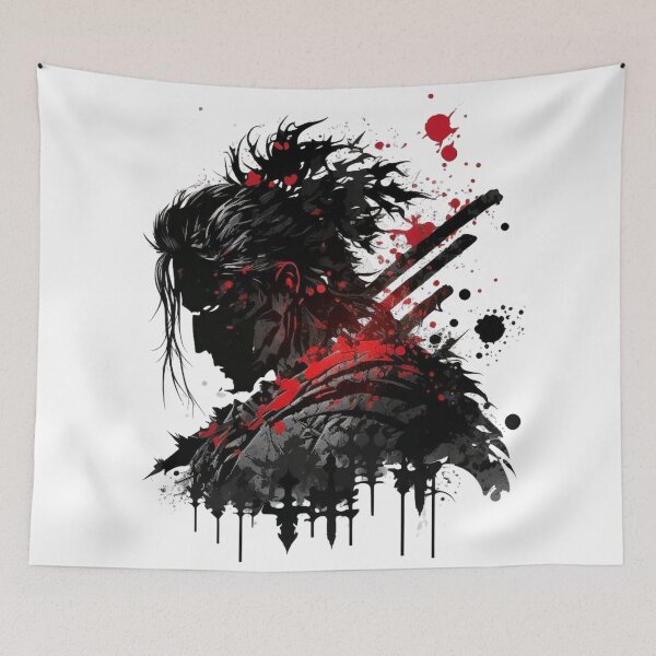 Item preview, Samurai Silhoutte - Legend Japan Warrior designed and sold by AniMangArt.