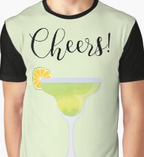 Glass of Tequila with lime - Tequila Day Graphic T-Shirt