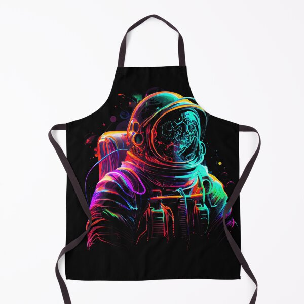 Aperçu de l'œuvre Outer Space Art Aquarelle Dégoulinant Astronaute créée et vendue par TrialNError.