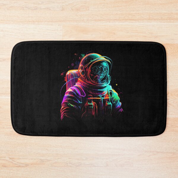 Aperçu de l'œuvre Outer Space Art Aquarelle Dégoulinant Astronaute créée et vendue par TrialNError.