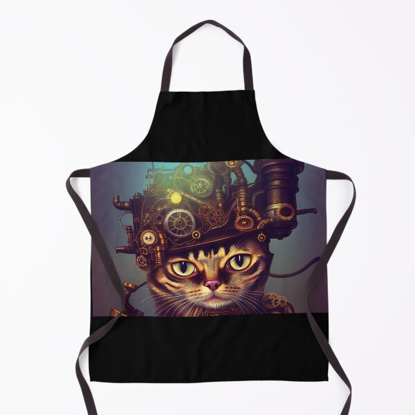 Item preview, Clockwork Feline - An Intricately Designed Steampunk Cat - AI Generated designed and sold by Mechanical-Artt.