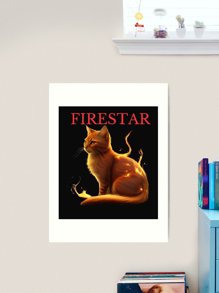 Firestar Cat Warrior Cats Hyper Realistic · Creative Fabrica