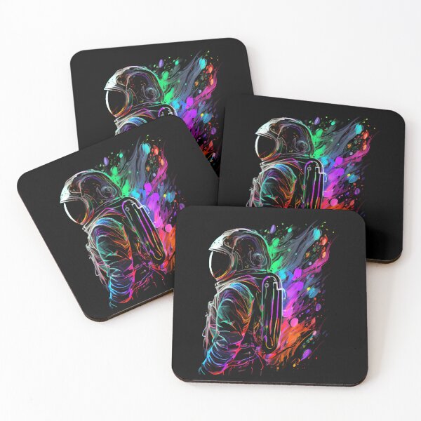 Item preview, Outer Space Splash Art Colorful Fun Spaceman designed and sold by TrialNError.