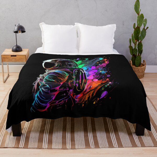 Item preview, Outer Space Splash Art Colorful Fun Spaceman designed and sold by TrialNError.