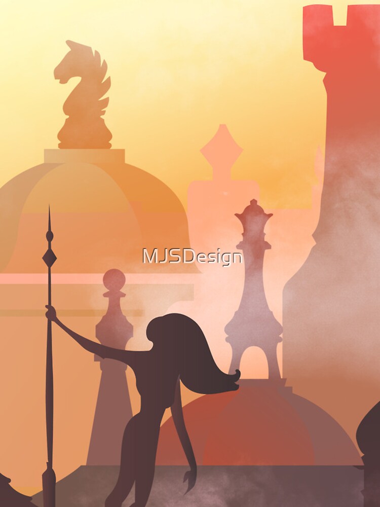Thumbnail 4 of 4, iPhone Case, CHESS BATTLE FIELD designed and sold by MJSDesign.