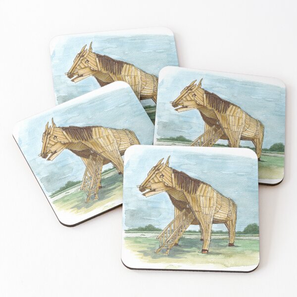 Item preview, Burning Horse Festival 2023 Watercolour designed and sold by Tom Napper Design.