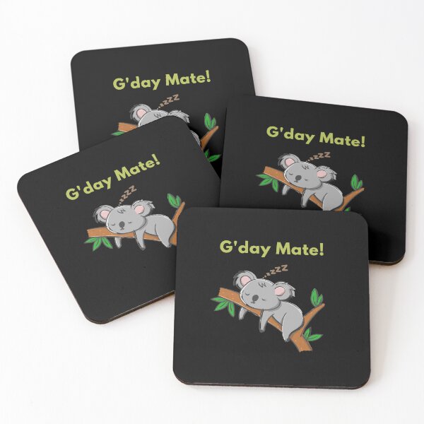 Item preview, "G'day Mate!" with a Cartoon Koala designed and sold by RM-Journey.