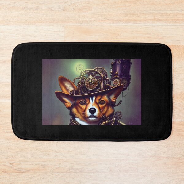 Item preview, Clockwork Corgi - An Intricately Designed Steampunk Corgi Dog - AI Generated designed and sold by Mechanical-Artt.