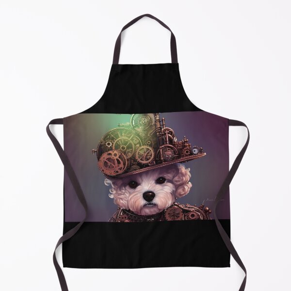 Item preview, Clockwork Bichon Frisse - An Intricately Designed Steampunk Bichon Frisse Dog - AI Generated designed and sold by Mechanical-Artt.