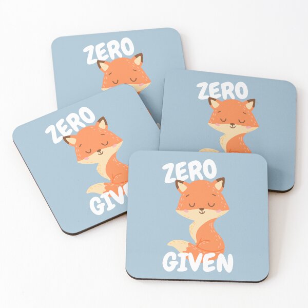 Item preview, Zero Fox Given, i don't care, worry-free, don't worry, no stress designed and sold by LazyCho.