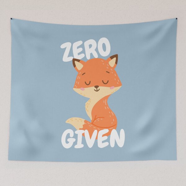 Item preview, Zero Fox Given, i don't care, worry-free, don't worry, no stress designed and sold by LazyCho.