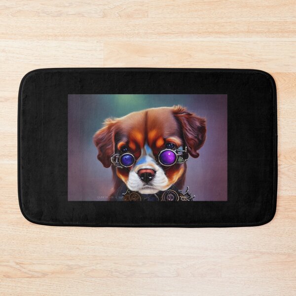Item preview, Clockwork Cavalier King - An Intricately Designed Steampunk Cavalier King Dog - AI Generated designed and sold by Mechanical-Artt.